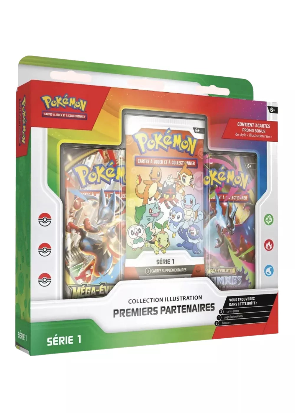 Collection Illustration Premiers Partenaires – Série 1 – Pokémon FR